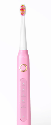 Electric Sonic Toothbrush Fairywill D7 Pink 5 Modes Travel Case 8 Heads