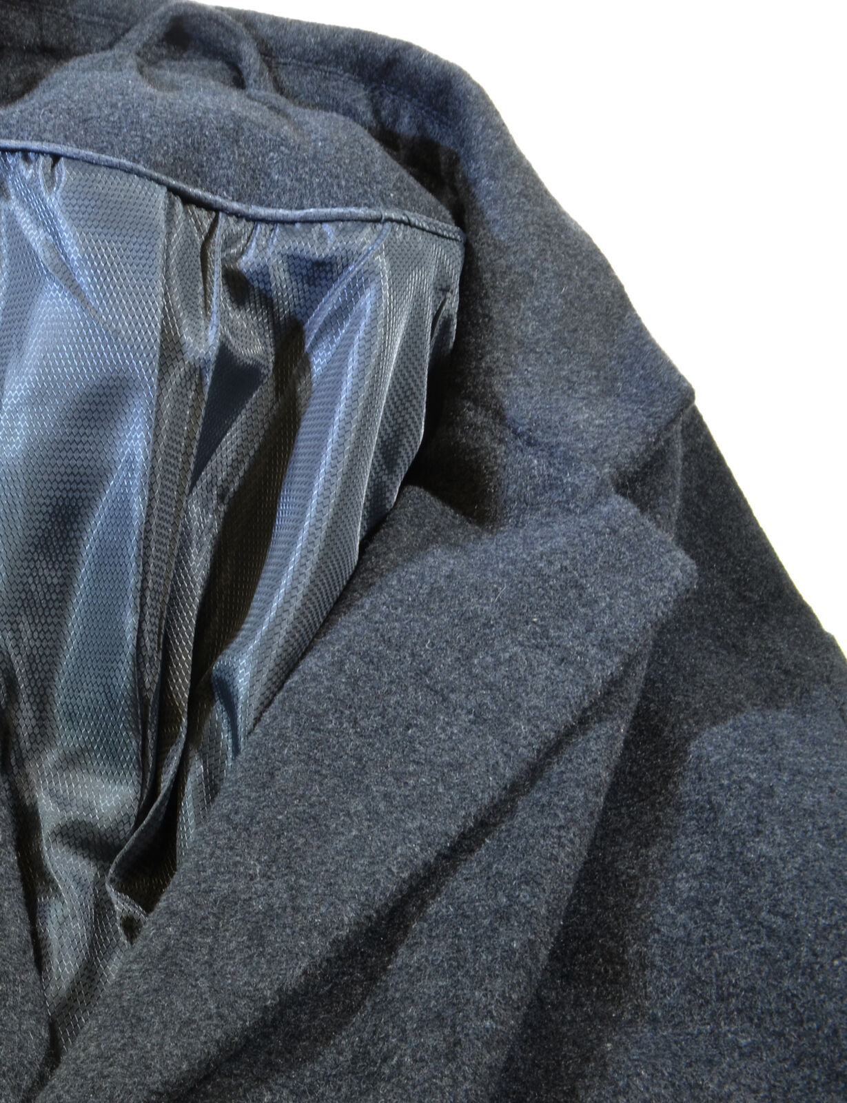 Mens Womens Grey Wool Overcoat Trench Coat Long Jacket Ex Chain Store Warm Cozy