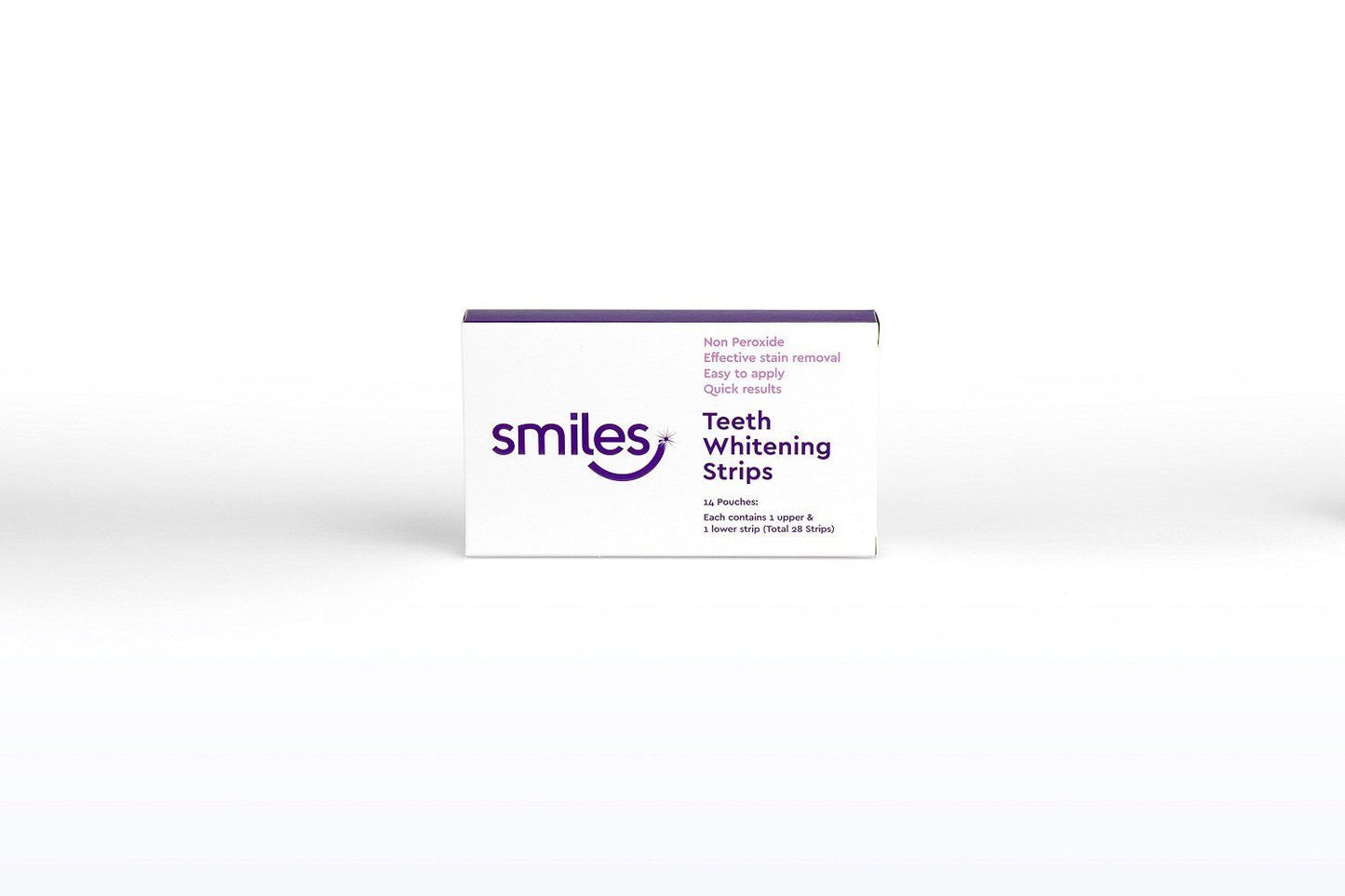Teeth Tooth Whitening Home Bleaching Brightening Strips Smiles Pack of 28