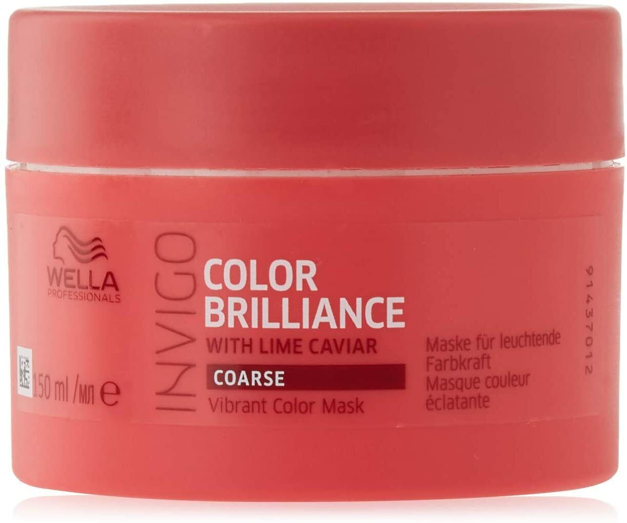 Wella Invigo Colour Brilliance Hair Mask with Lime Caviar For Coarse Thick 150ml