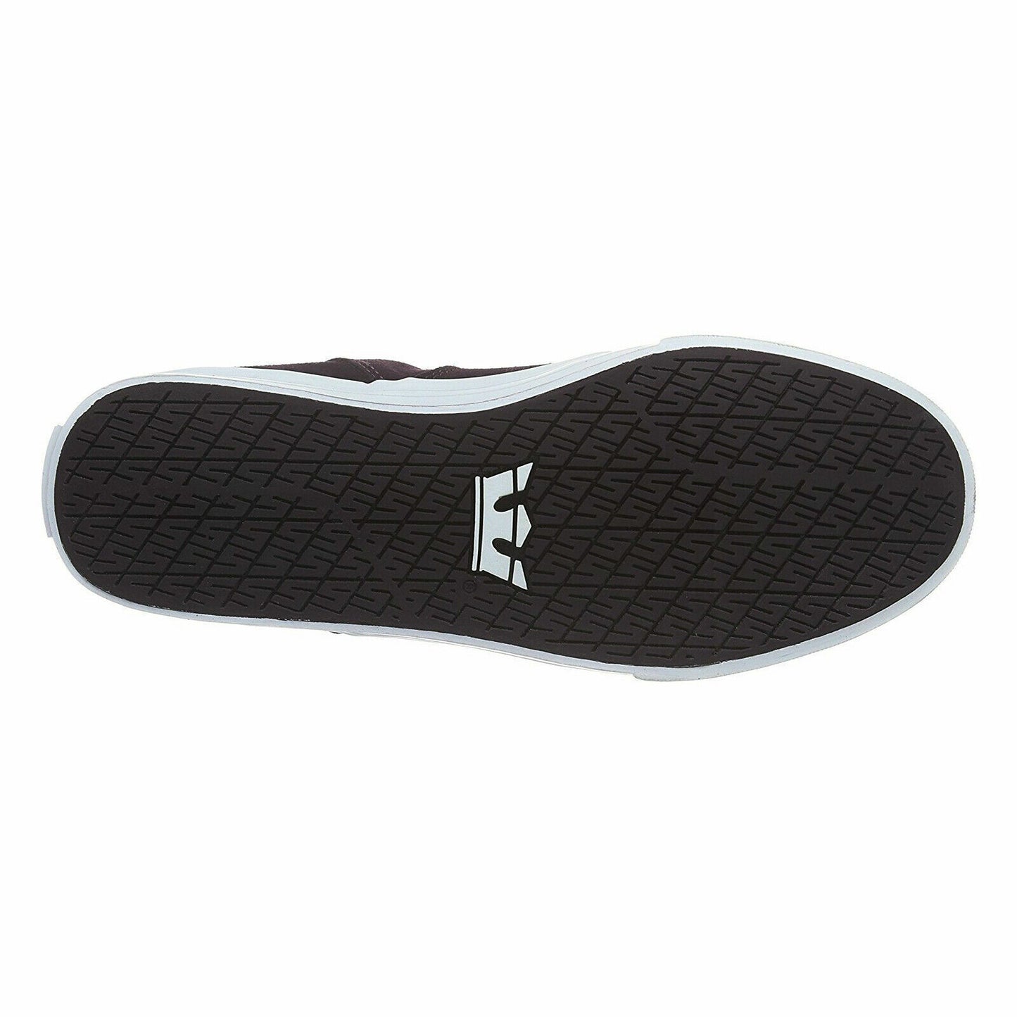 Supra Mens Rock Burgandy Gold White Light Grey High Top Suede Skater Trainers