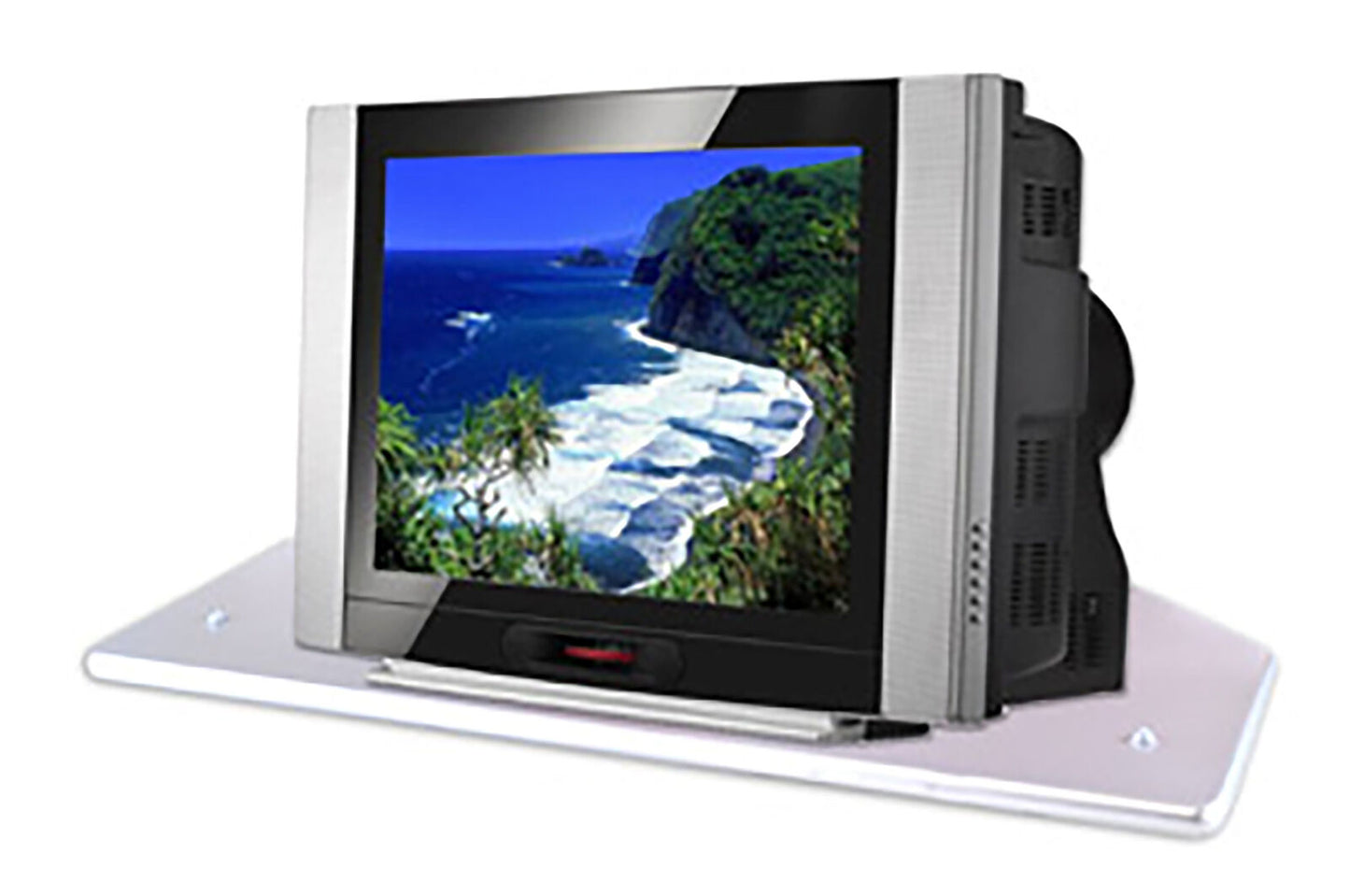 TROY 21" CRT OLD STYLE TV WALL MOUNT BRACKET DVD SKY VCR SHELF UNDER 30KG MAX