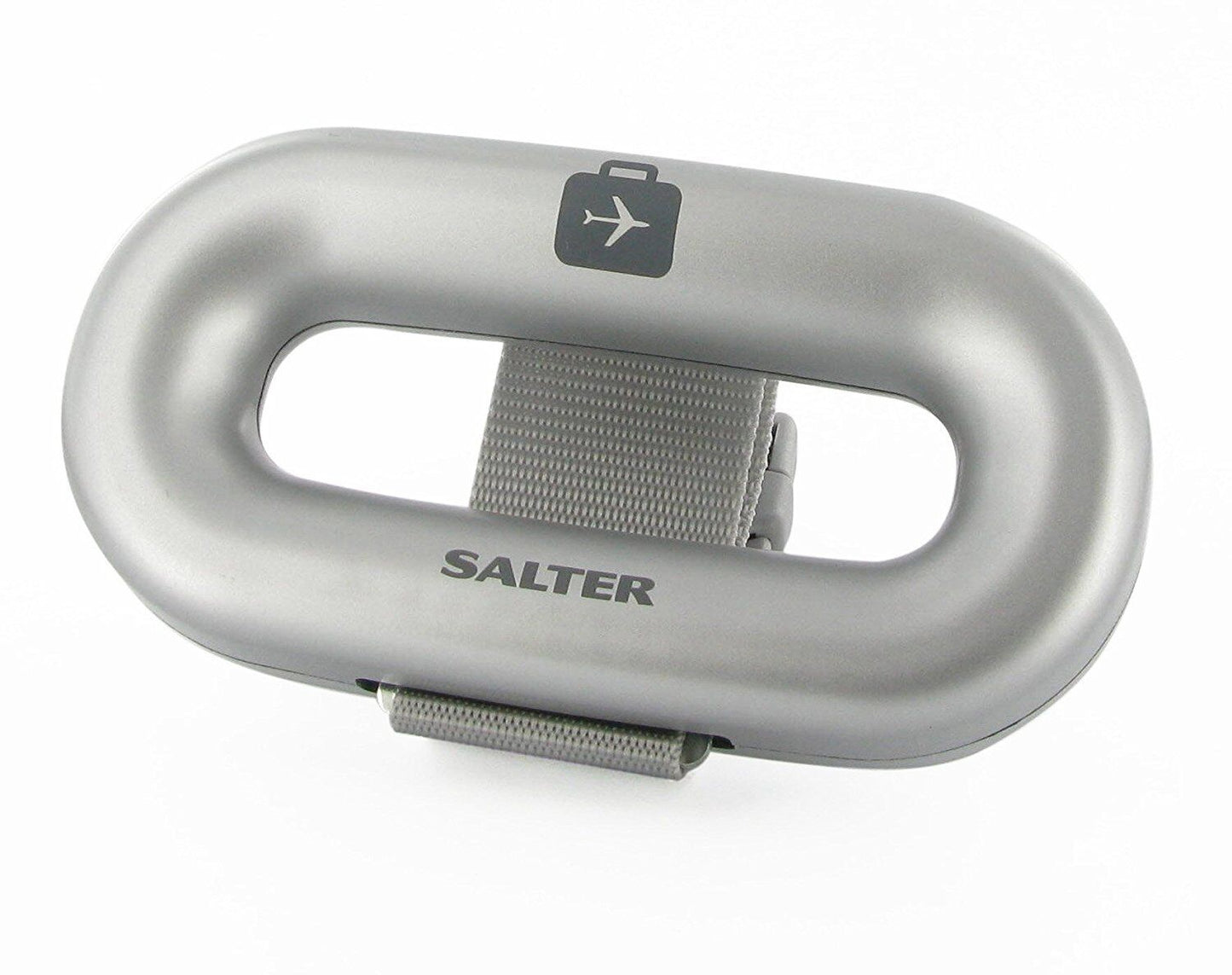 Salter Digital Silver Luggage Scales Lightweight Compact Battery Operated