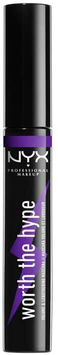 NYX Makeup Worth the Hype Volumizing & Lengthening Mascara Blue Purple