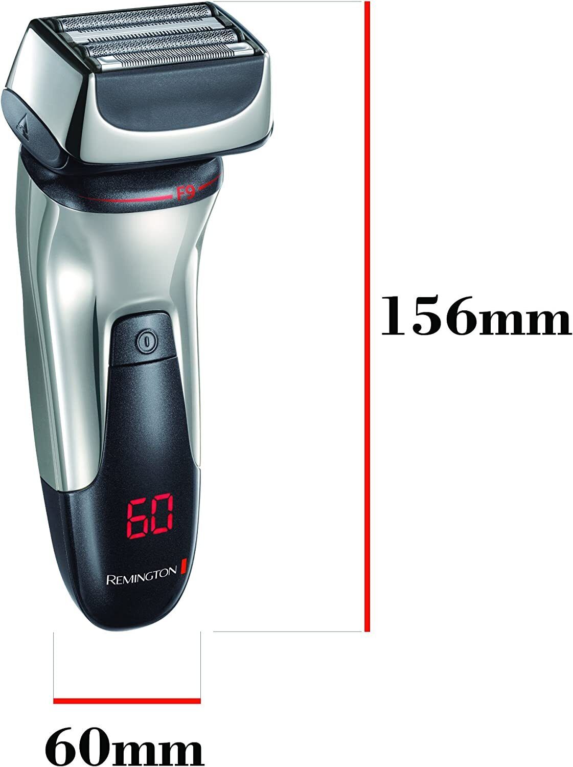Rechargeable Wet Dry Foil Shaver Remington F9 Ultimate Series Travel Case