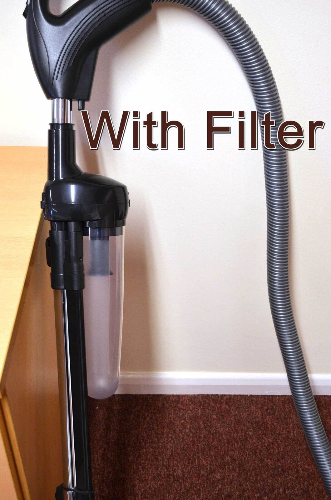 Cyclonic Power Filter for Cylinder Vacuums Improve Performance Save Money