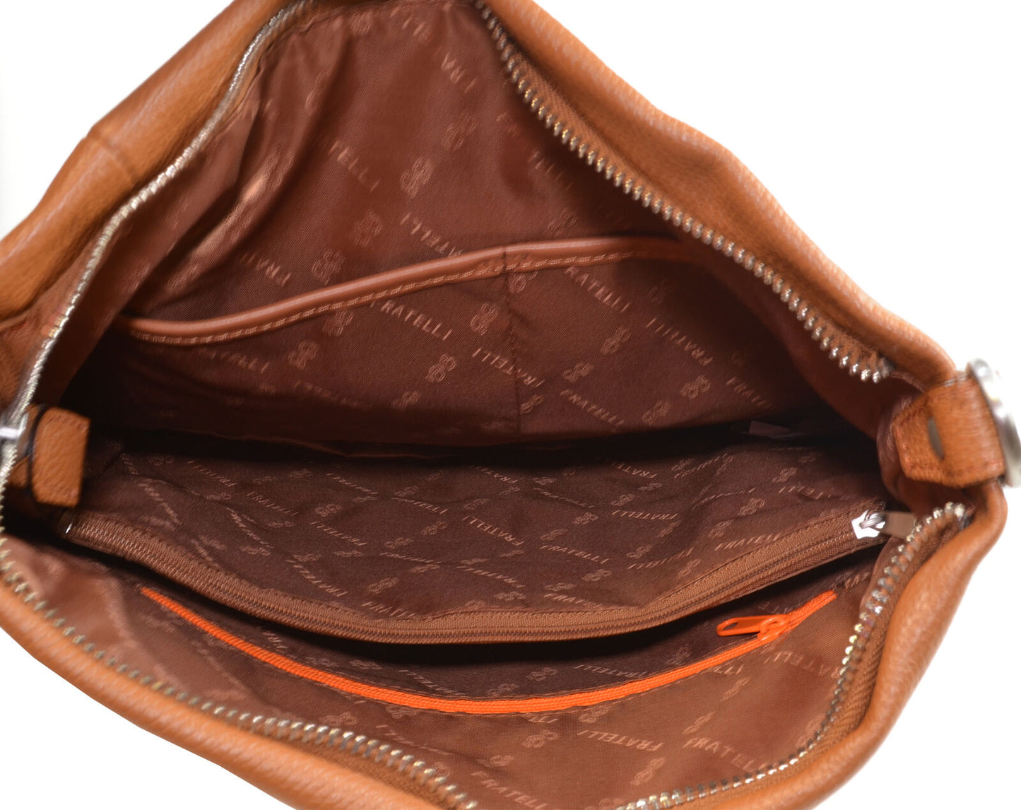 Shoulder Cross Body Hand Bag Genuine Leather Adjustable Straps Zipped Large