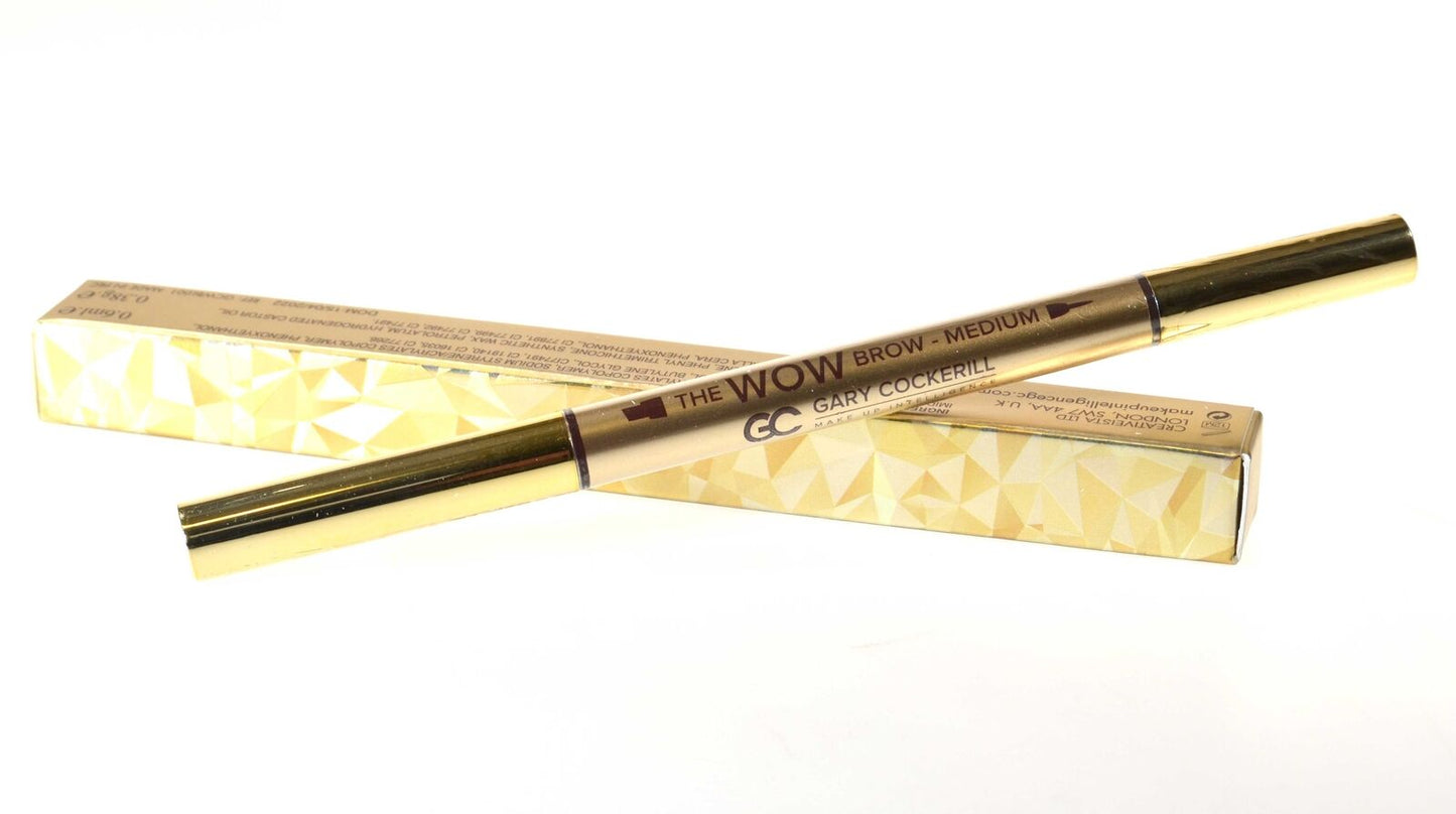 The WoW Brow Eye Pencil Pen Fine & Fat Gary Cockerill 3 Shades