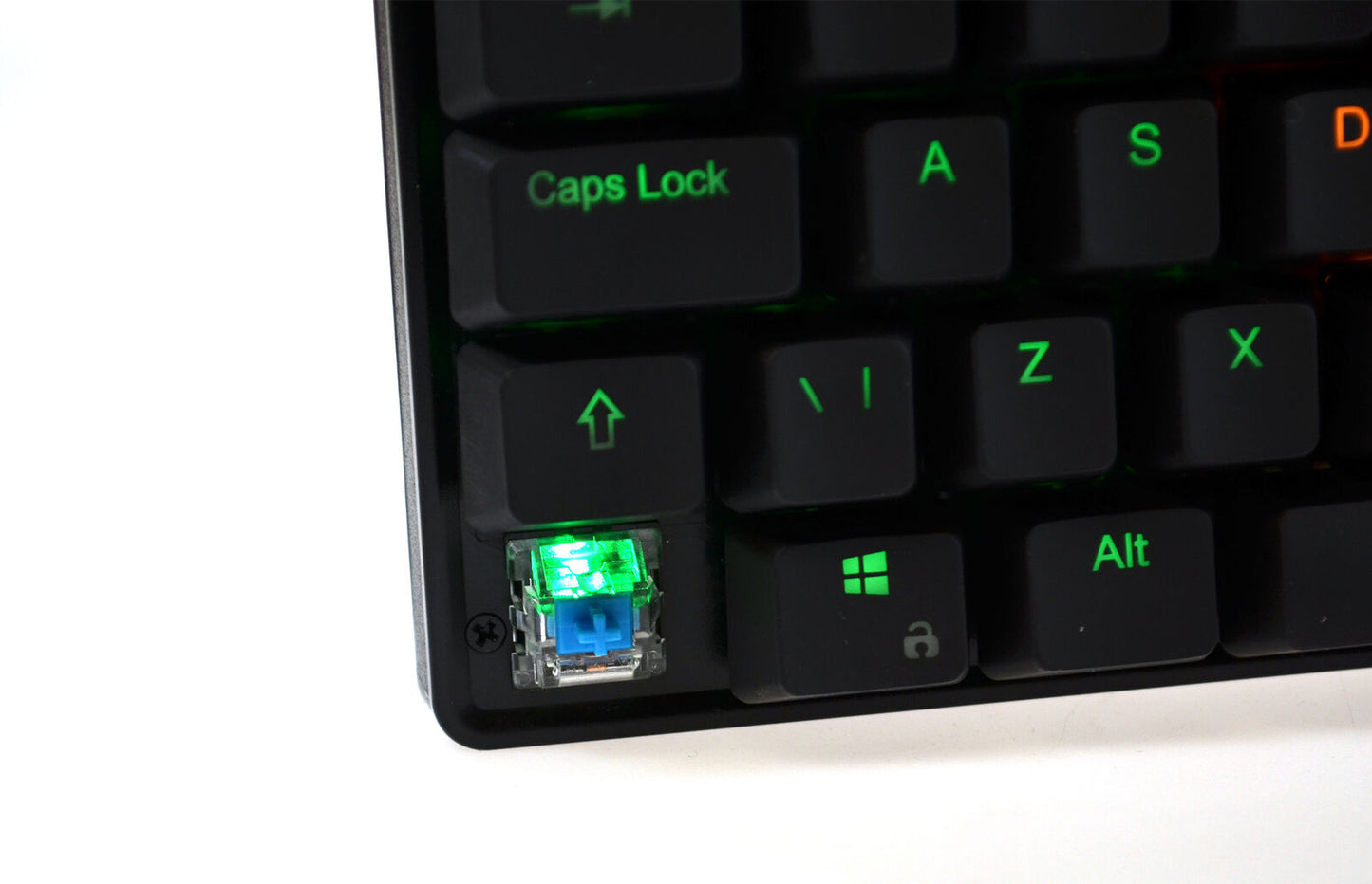 Mechanical Keyboard  LED Illuminated  Blue Switches Aukey KM-G16 UK Layout