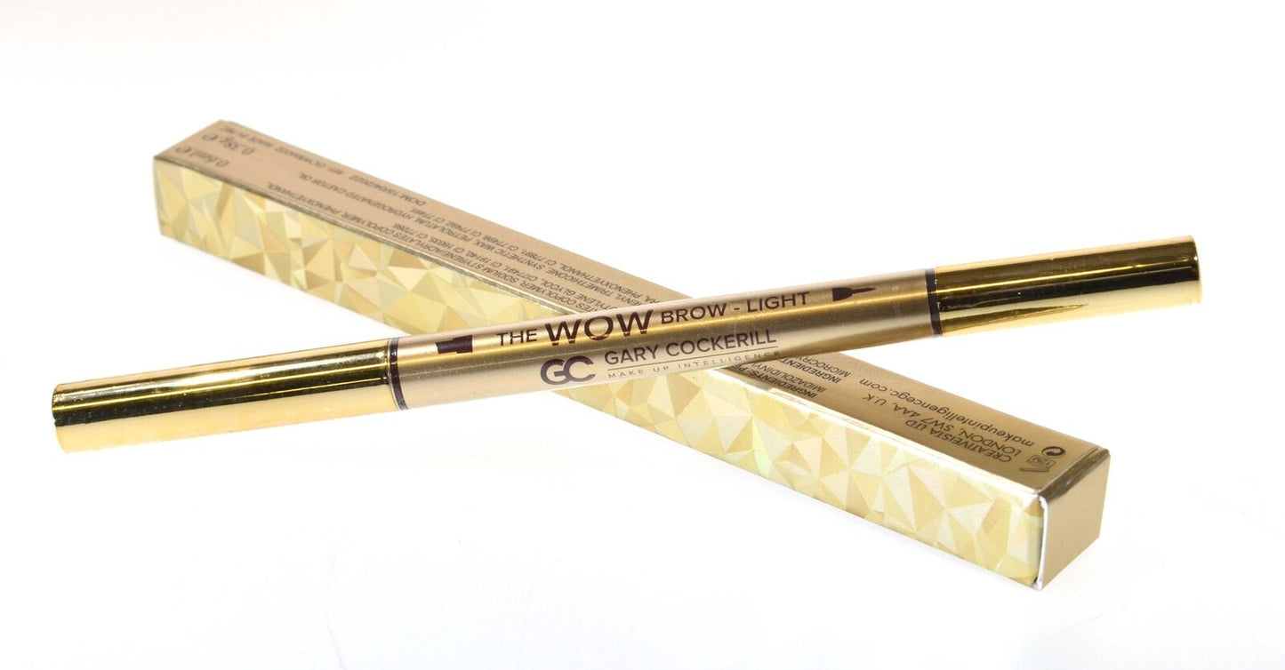 The WoW Brow Eye Pencil Pen Fine & Fat Gary Cockerill 3 Shades