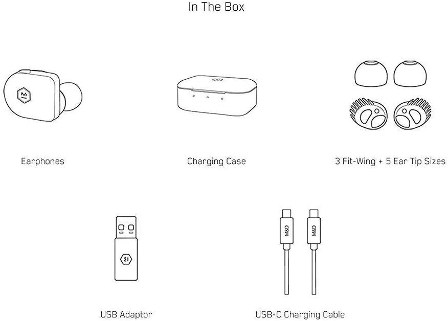 Master & Dynamic MW07 Go Fire Red True Wireless Earphones Headphones Sport