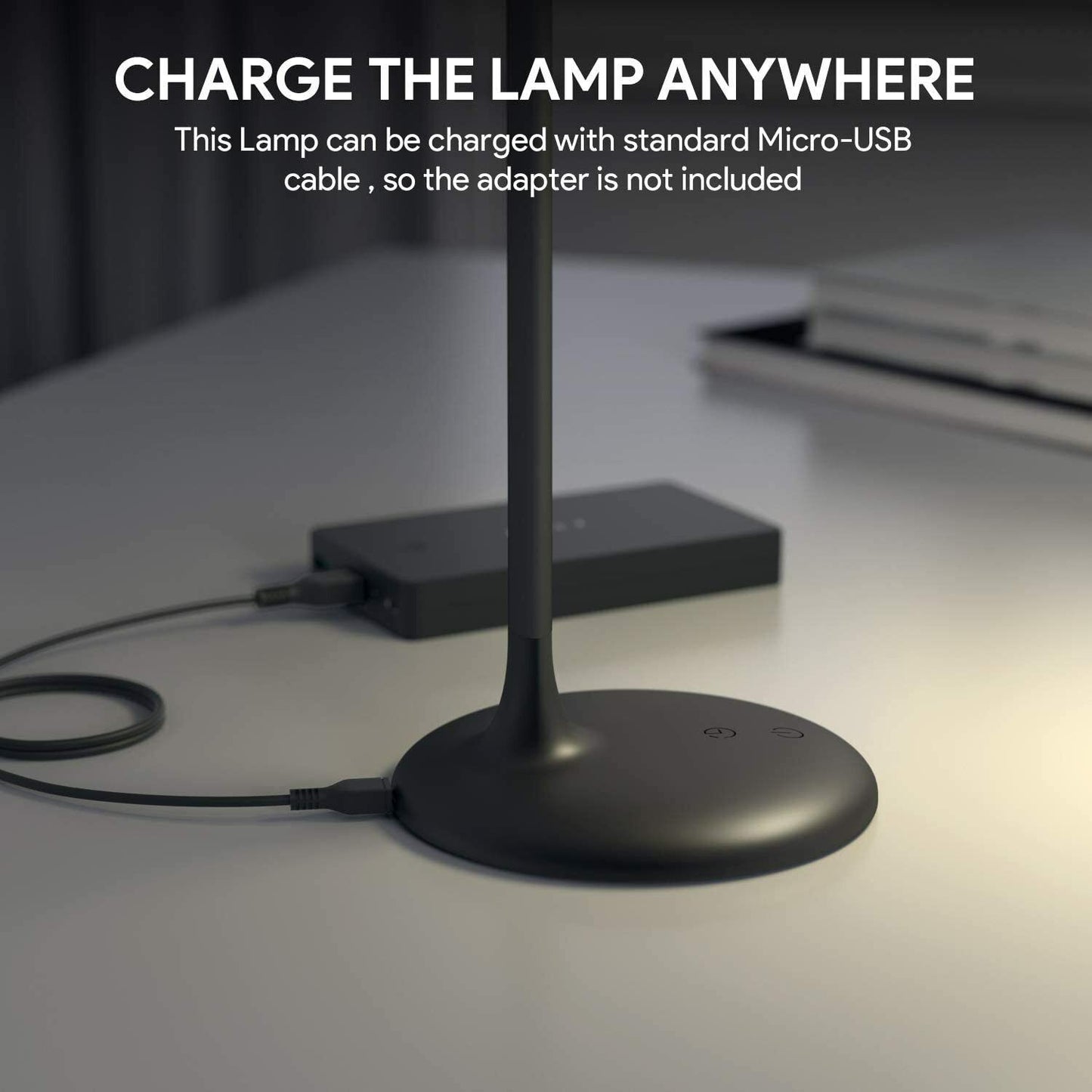 Gladle LED Desk Table Lamp Daylight Warm White Dimmable 360° Flexible Neck