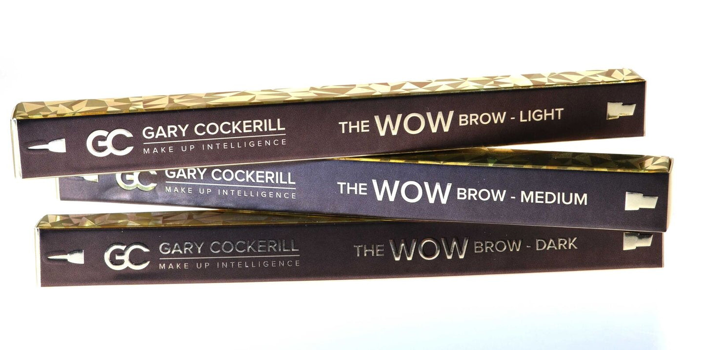The WoW Brow Eye Pencil Pen Fine & Fat Gary Cockerill 3 Shades