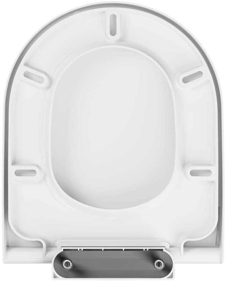 Luxury Soft Close Toilet Seat Rapid Fix Quick Release D Shaped x 25