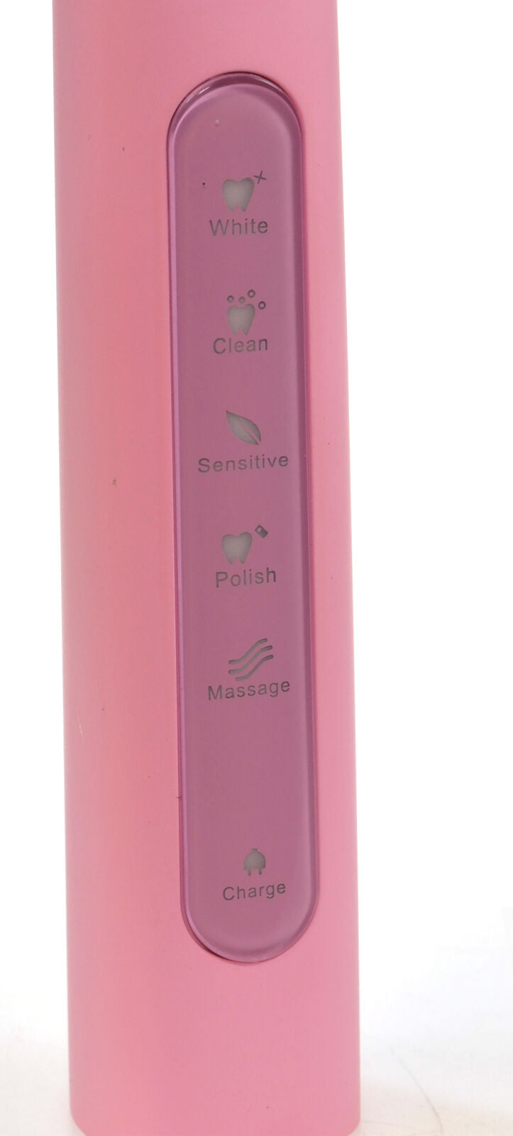 Electric Sonic Toothbrush Fairywill D7 Pink 5 Modes Travel Case 8 Heads