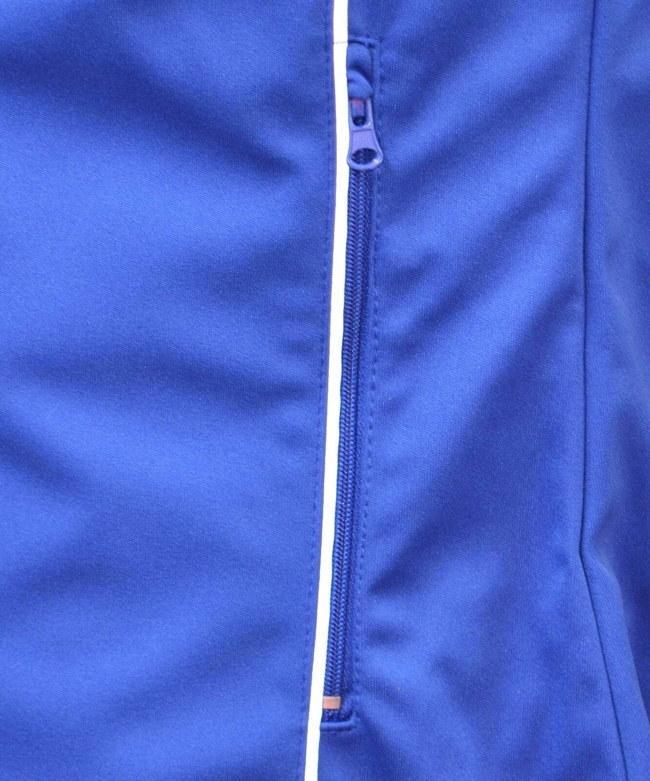 US Basic Cromwell Mens Soft Shell Body Warmer Gilet Blue Reflective Strips