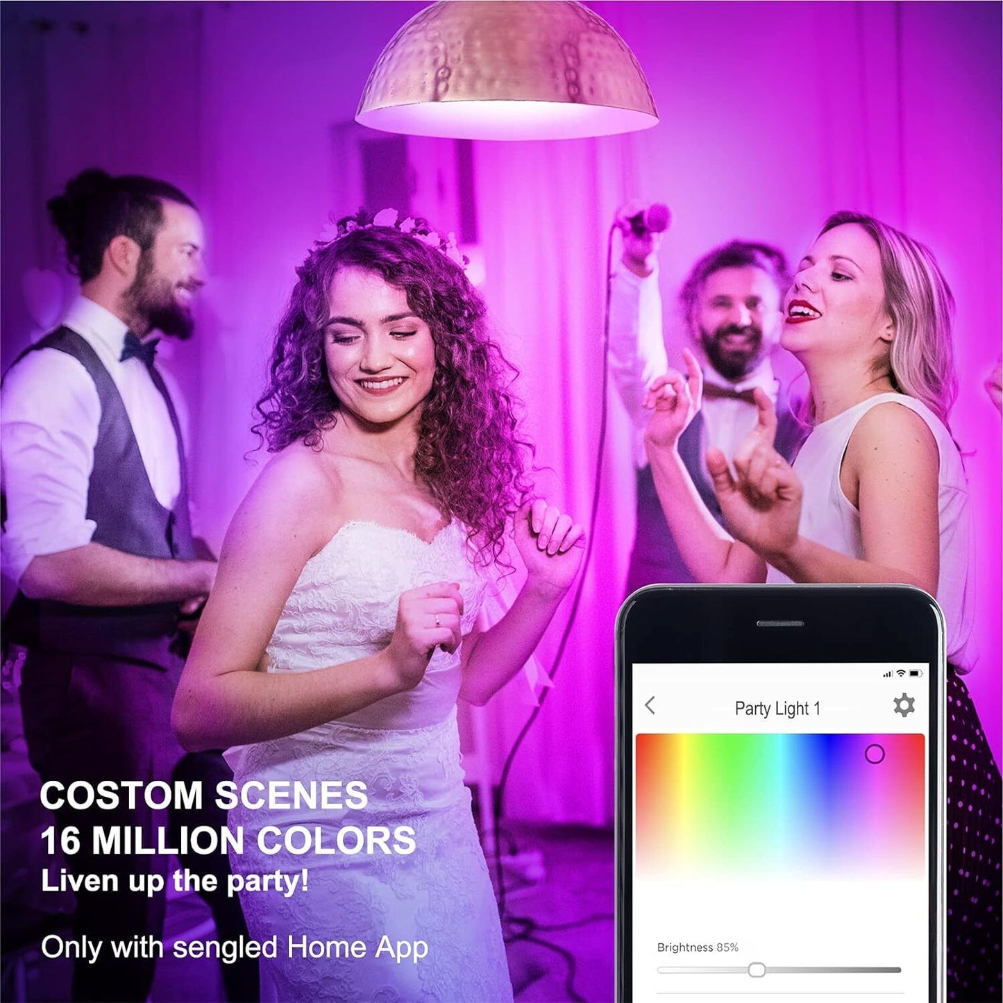 Smart Light Bulb Wi-Fi Alexa Google IFTTT 7.8W 2 Pack B22 Sengled