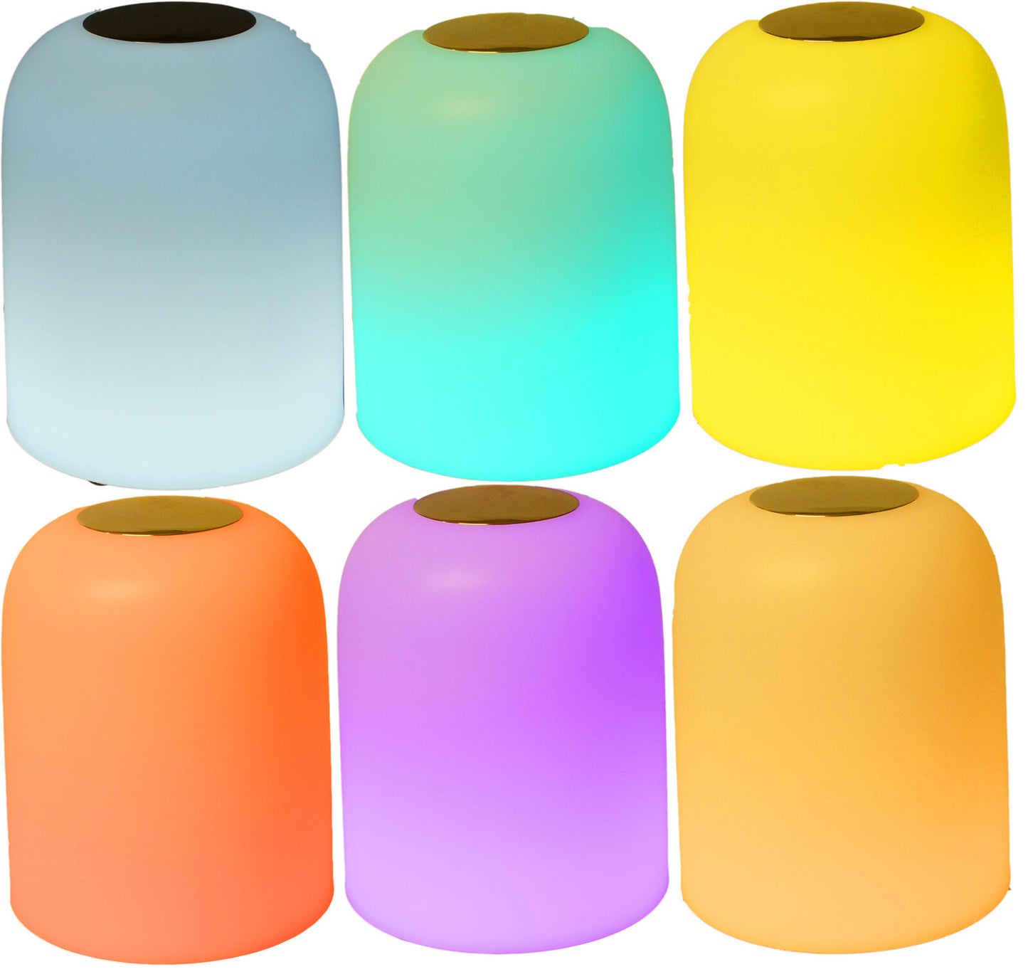 Bedside Lamp RGB LED Dimmable Timer Night Light Rechargeable Aukey LT-T8