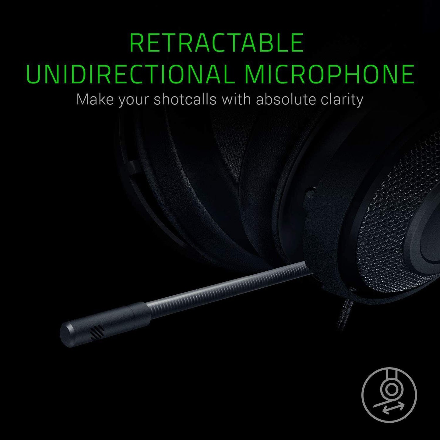 Razer Kraken for Console Gaming Headset PC XBox PS4 PS5 Switch Wired 7.1 Sound
