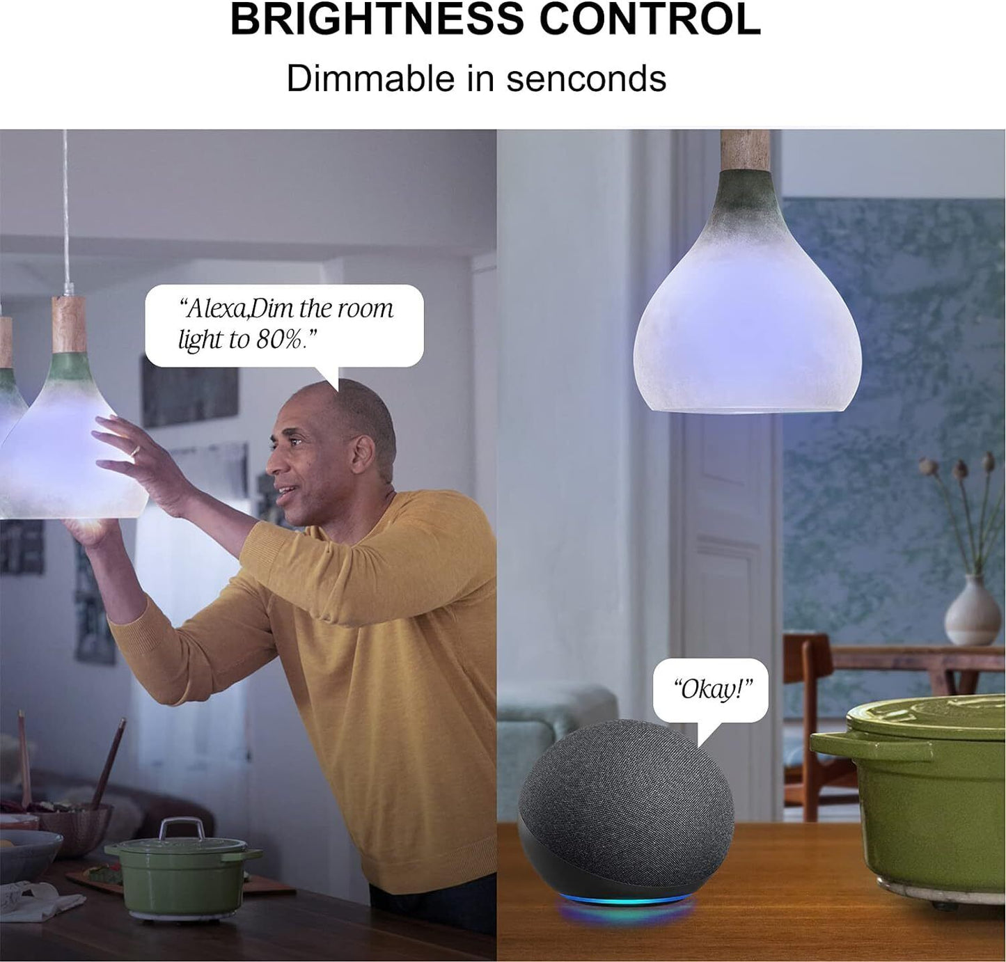 Smart Light Bulb Wi-Fi Alexa Google IFTTT 7.8W 2 Pack B22 Sengled
