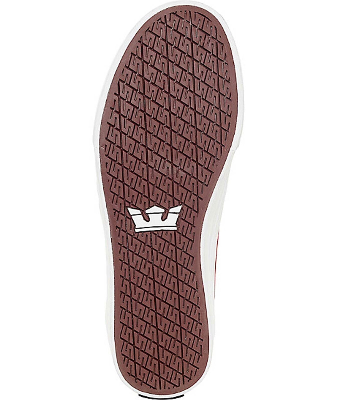 Supra Flow Mens White Green Low Top Skater Trainers Shoes Various Colours