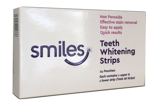 Teeth Tooth Whitening Home Bleaching Brightening Strips Smiles Pack of 28