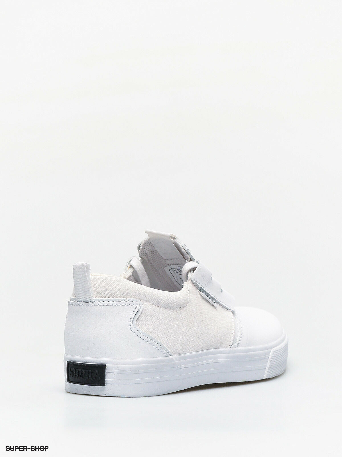 Supra Flow Mens White Green Low Top Skater Trainers Shoes Various Colours