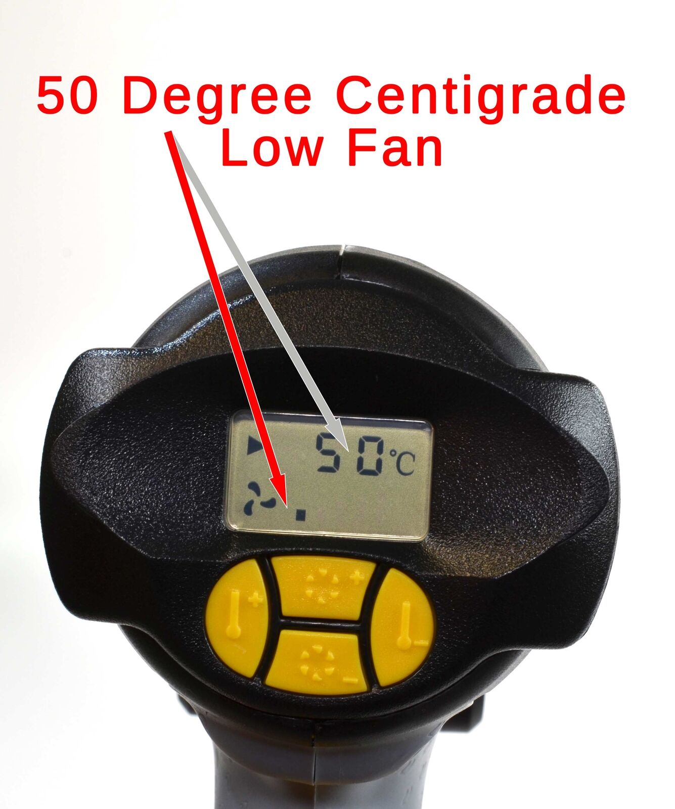 Heat Hot Air Gun Digital LCD Professional 50°-650° C 5 Speed 2000 Watt Earlex
