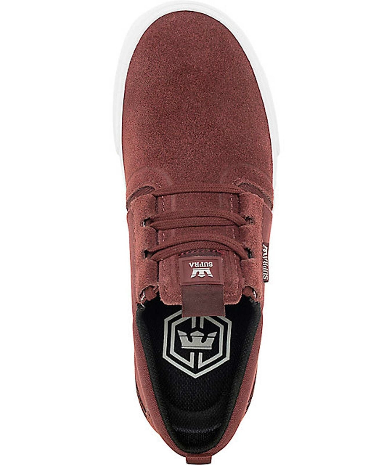 Supra Flow Mens White Green Low Top Skater Trainers Shoes Various Colours