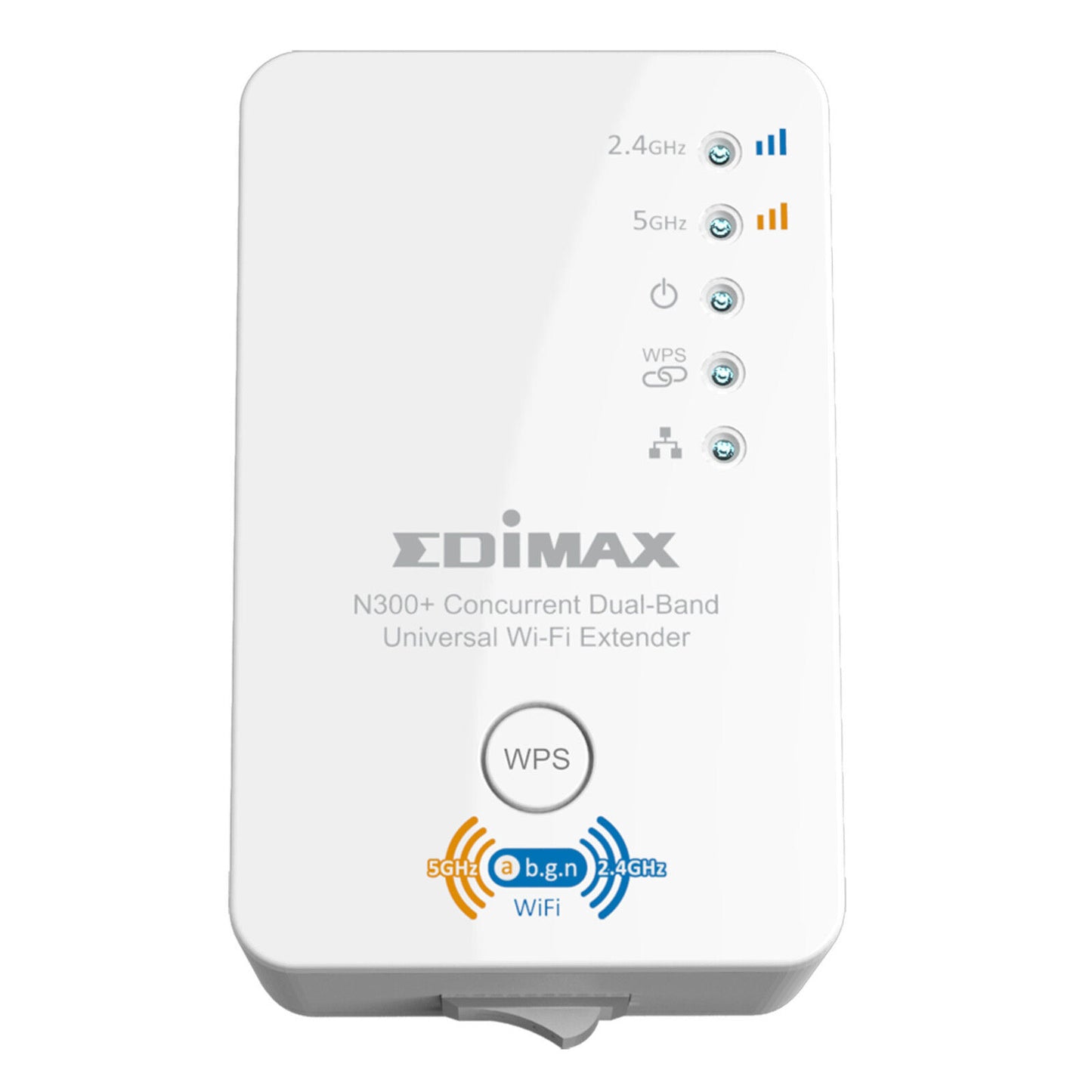 Edimax Dual Band 2.4Ghz 5Ghz Concurrent Wireless Extender Plug N300 EW-7238RPD