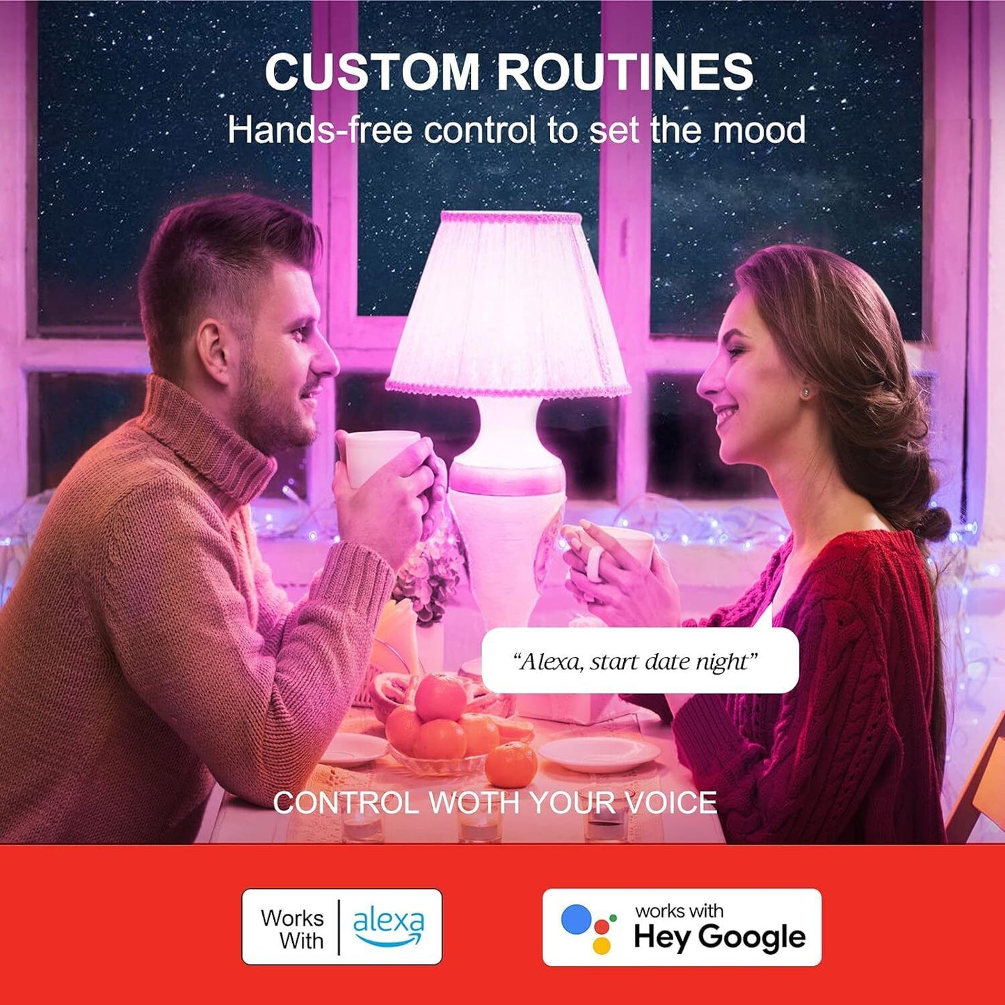 Smart Light Bulb Wi-Fi Alexa Google IFTTT 7.8W 2 Pack B22 Sengled