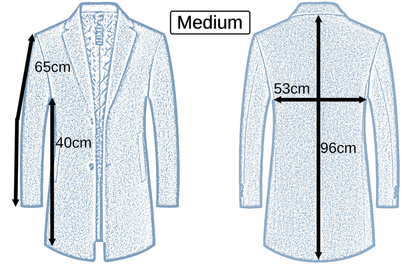Mens Womens Grey Wool Overcoat Trench Coat Long Jacket Ex Chain Store Warm Cozy
