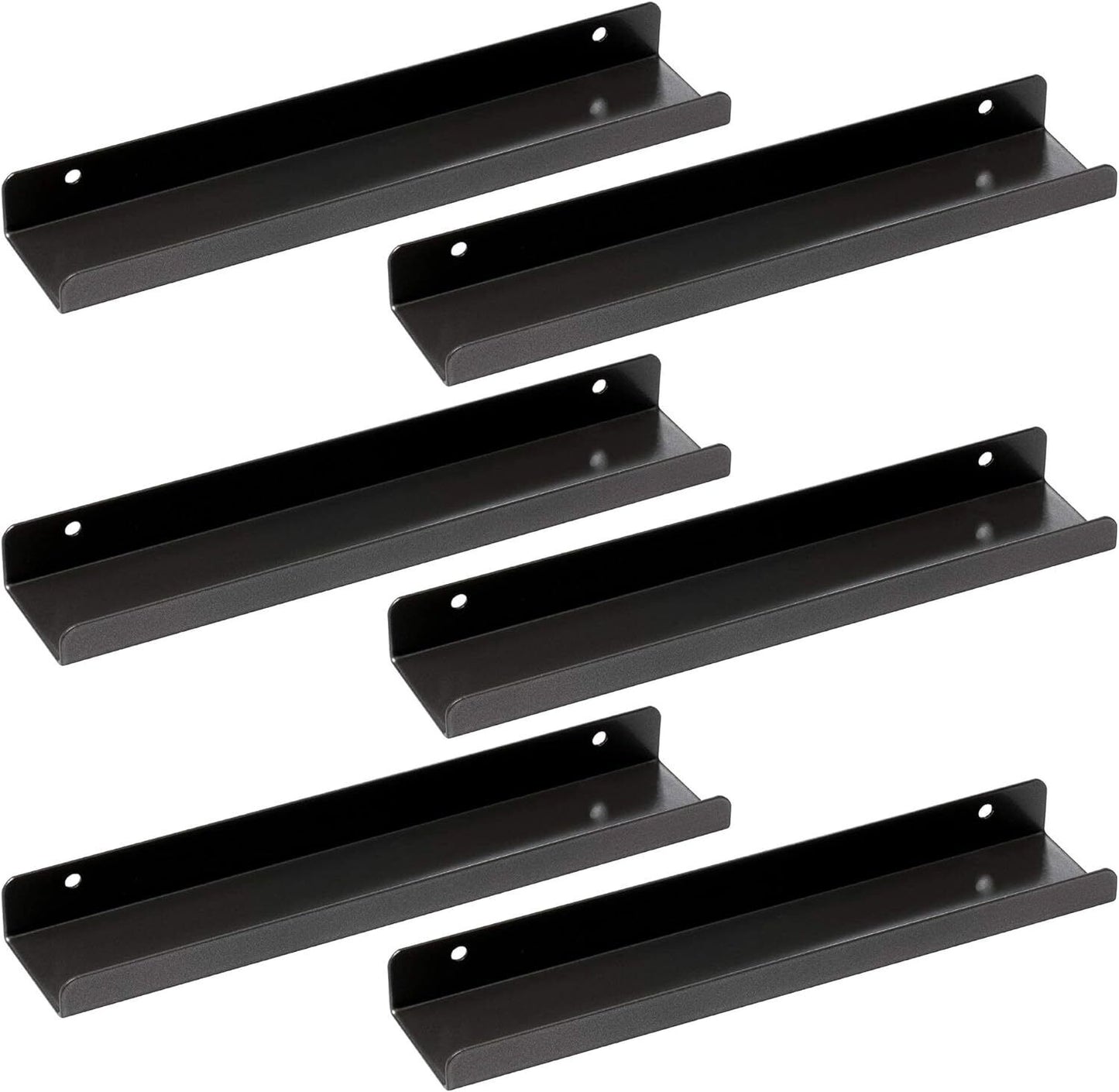 Hudson Hi-Fi 12" Vinyl Wall Mount LP Album Display Shelf Steel