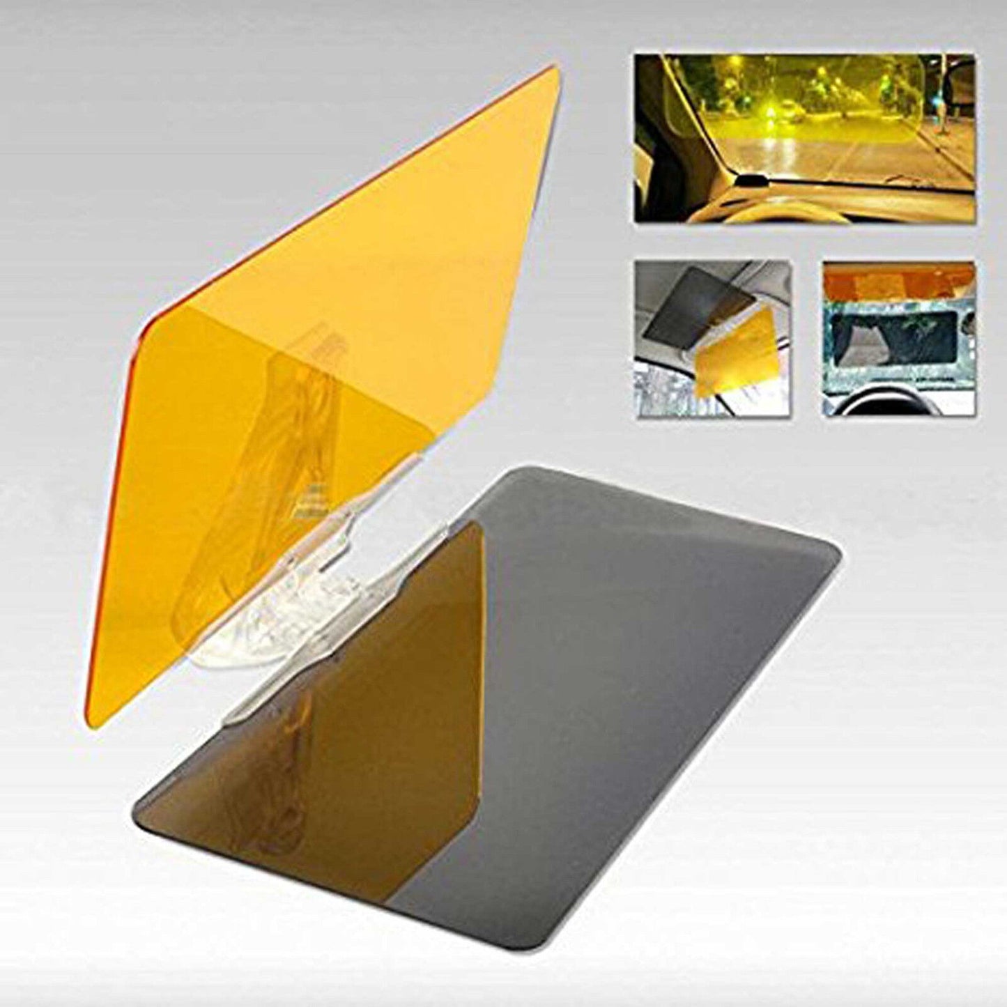Smart Car HD Dual Visor Day & Night Vision Anti Glare Dazzle Blocker Universal