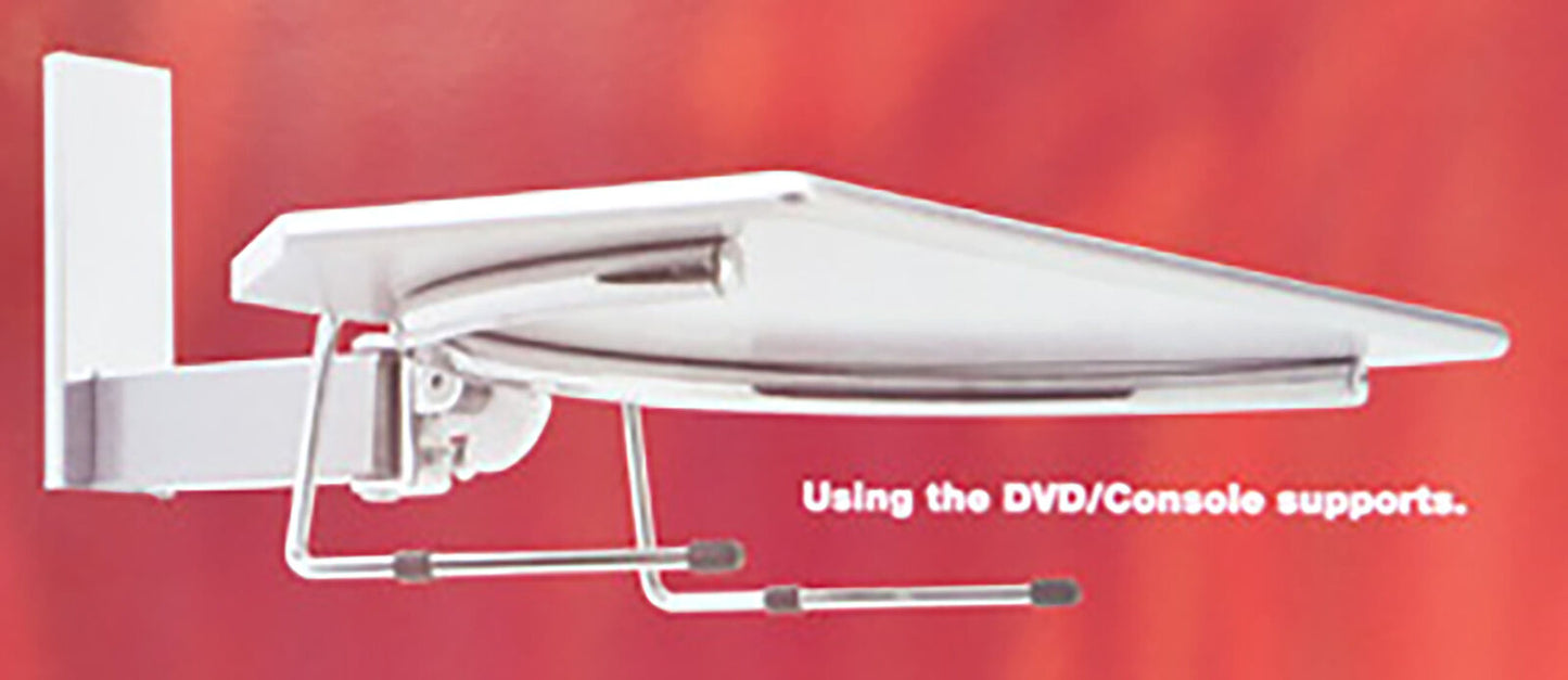 TROY 21" CRT OLD STYLE TV WALL MOUNT BRACKET DVD SKY VCR SHELF UNDER 30KG MAX