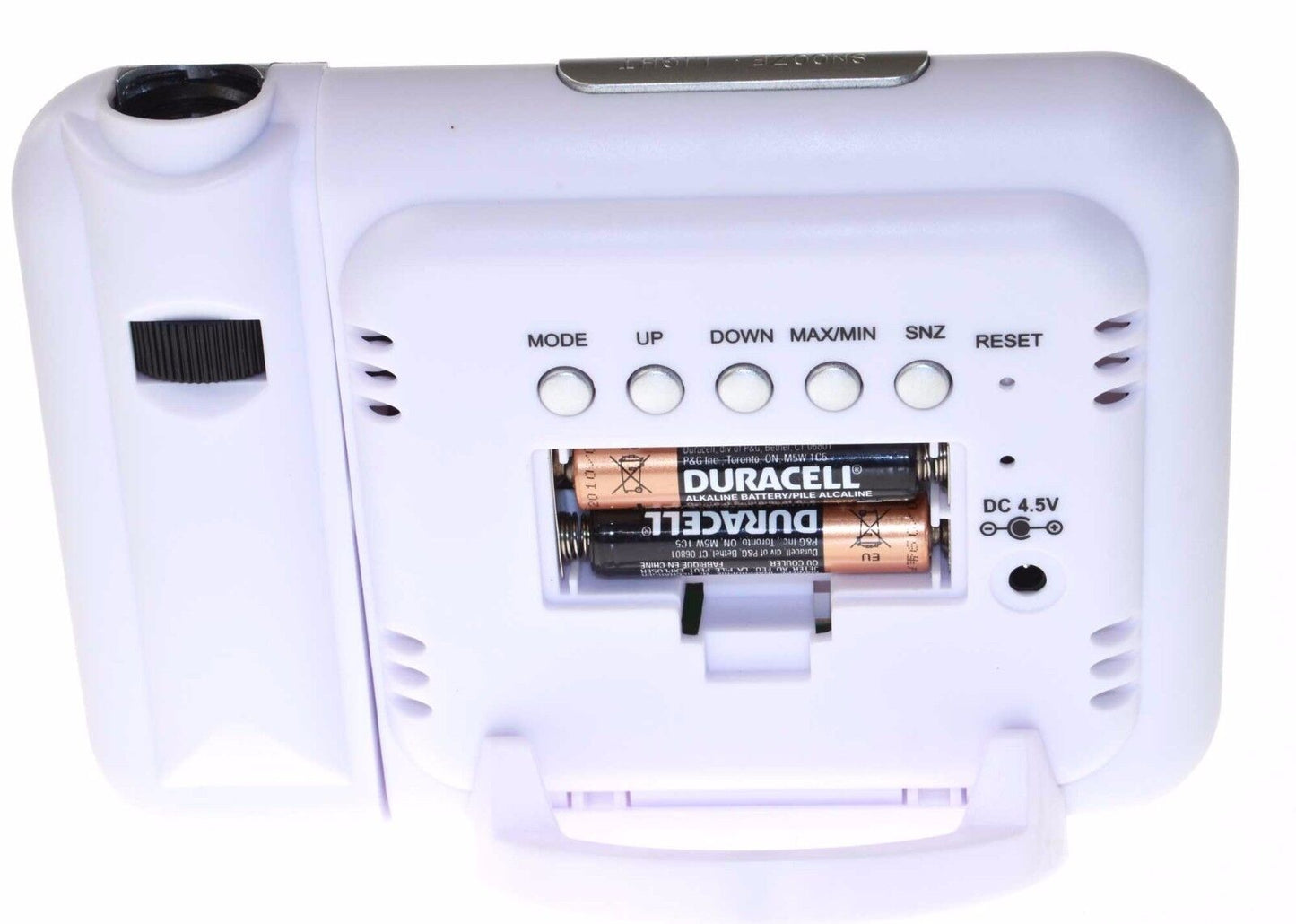 Metro Colour Screen Electronic Projector Compact Calendar Alarm Clock Snooze