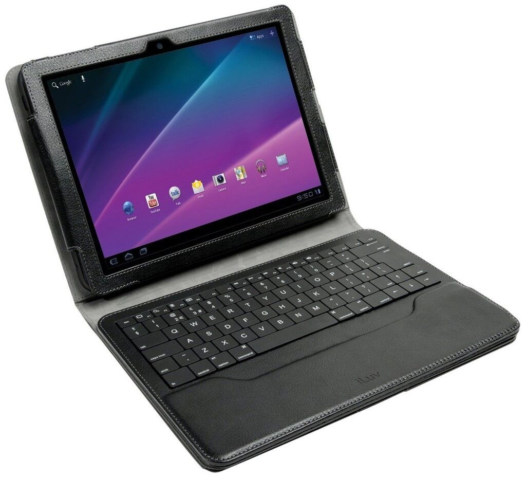 BLUETOOTH KEYBOARD & PU LEATHER FOLIO CASE FOR SAMSUNG GALAXY TAB 8.9" INCH ILUV