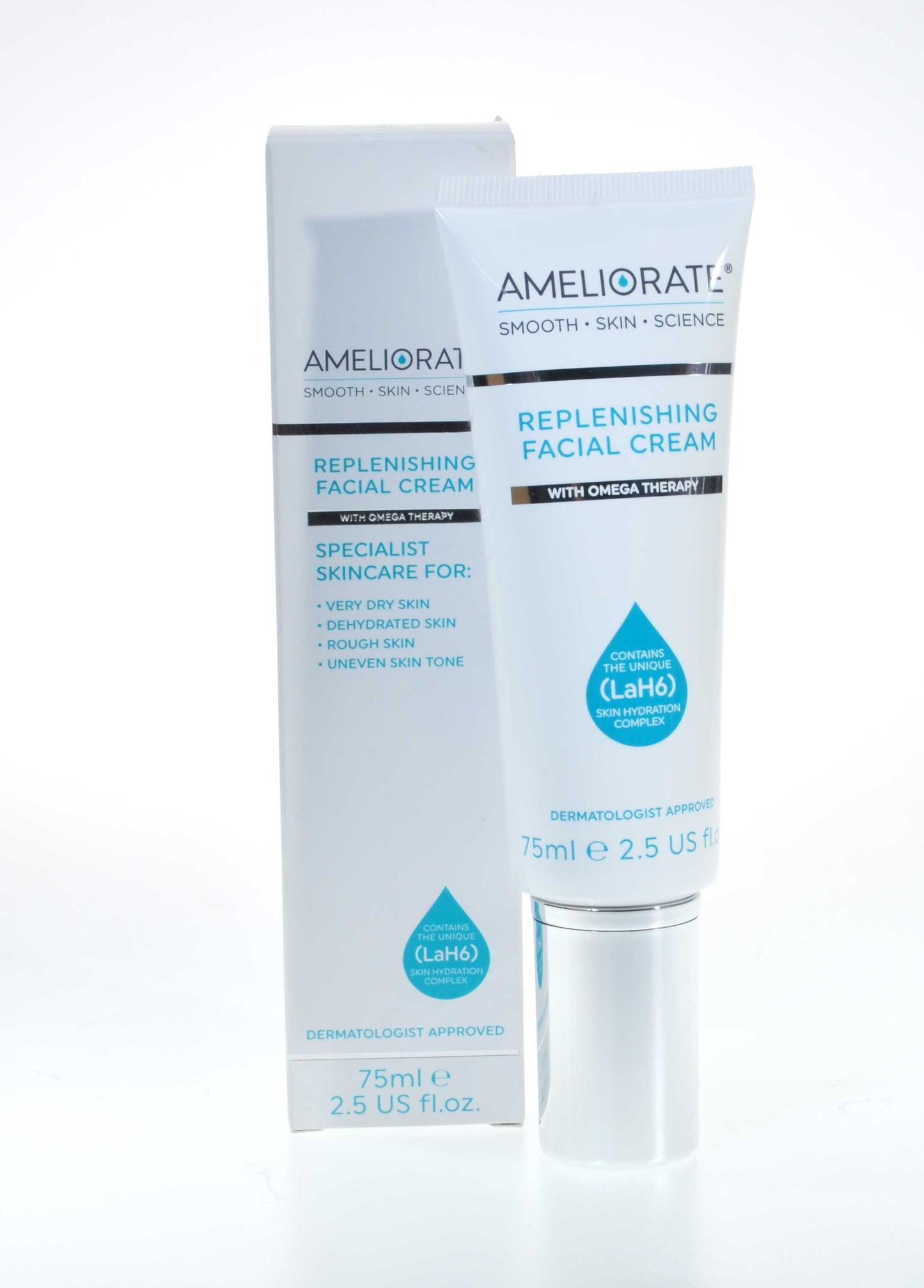 Ameliorate Replenishing Facial Cream 75ml TWIN PACK
