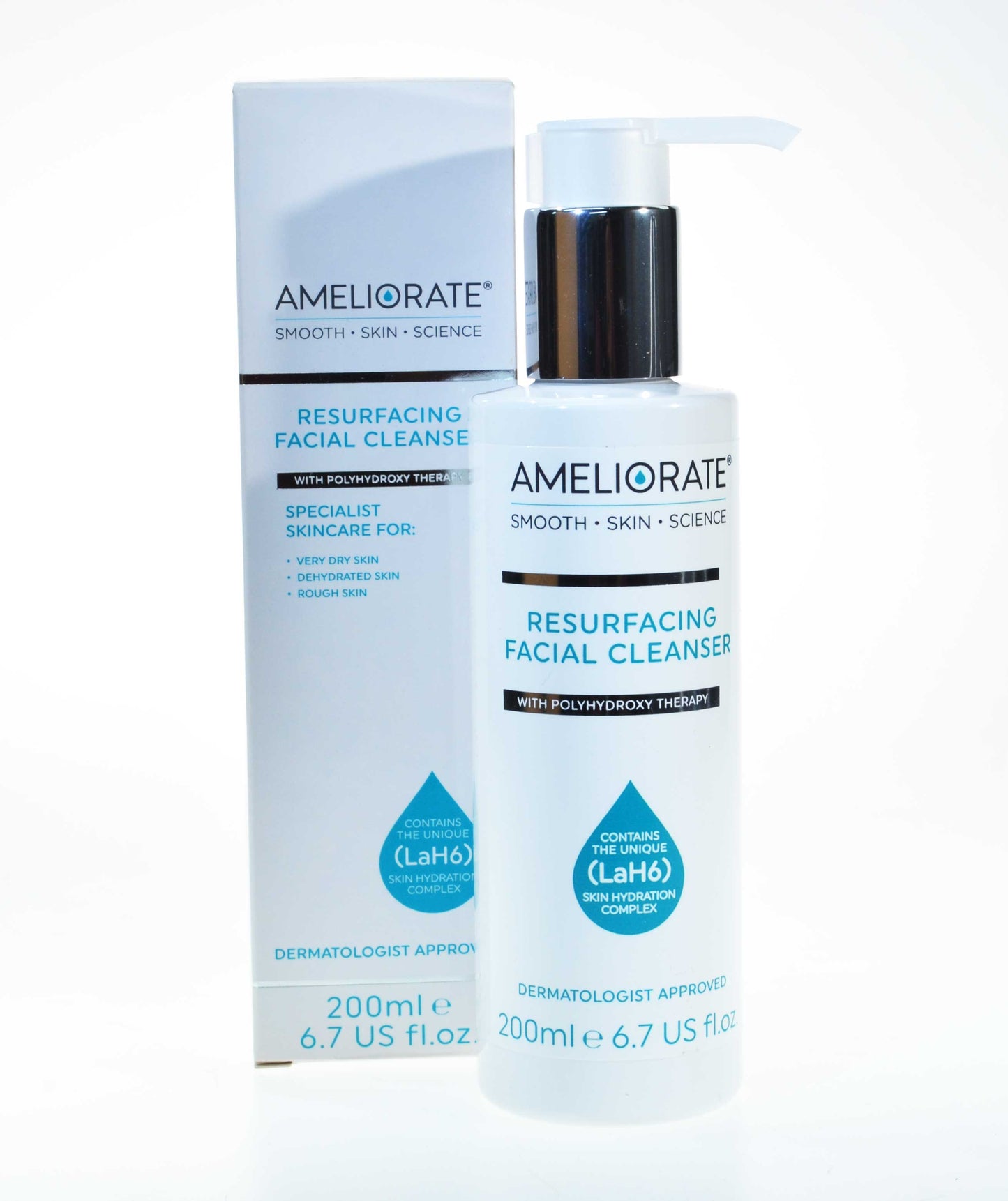 Ameliorate Resurfacing Facial Cleanser 200ml TWIN PACK
