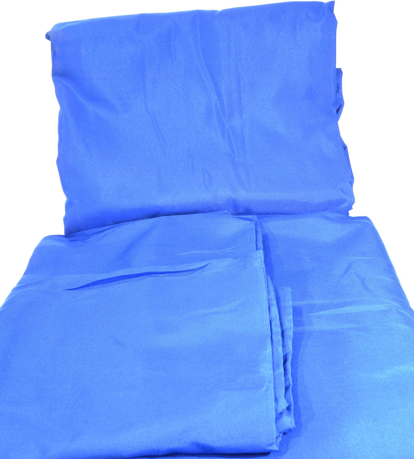 Royal Blue Double Duvet Set 2 Pillow Case, 1 Base Sheet, 1 Duvet Cover