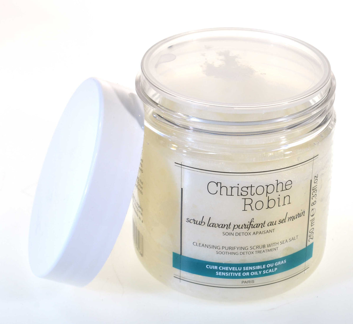 Christophe Robin Cleansing Purifying Sea Salt Scrub Shampoo 250ml Old Packaging