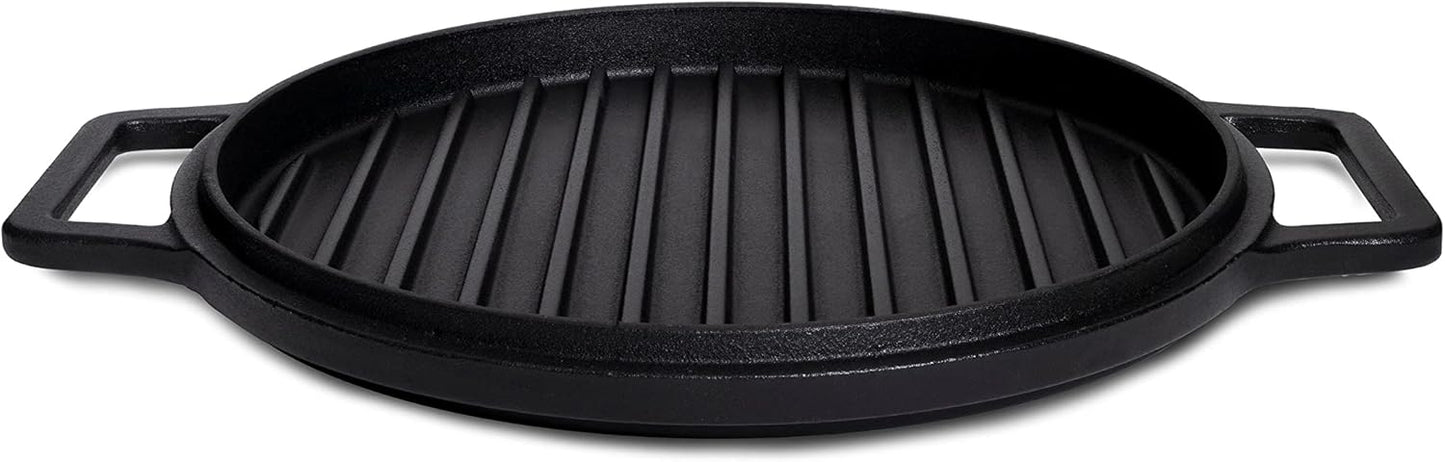 Crush Grind Cast Iron Casserole Pot Pizza Stone Grill Panini and More.....