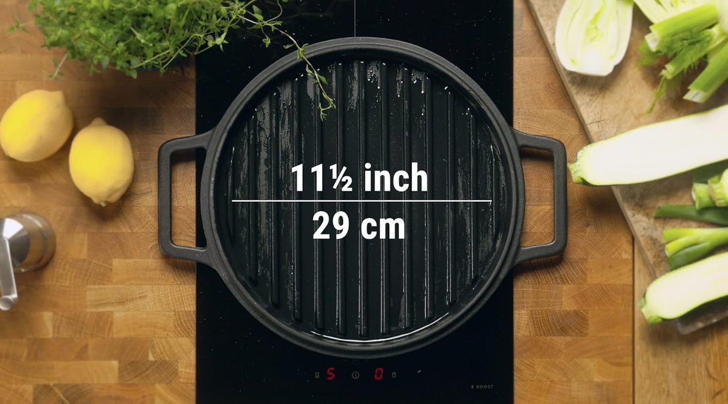 Crush Grind Cast Iron Casserole Pot Pizza Stone Grill Panini and More.....