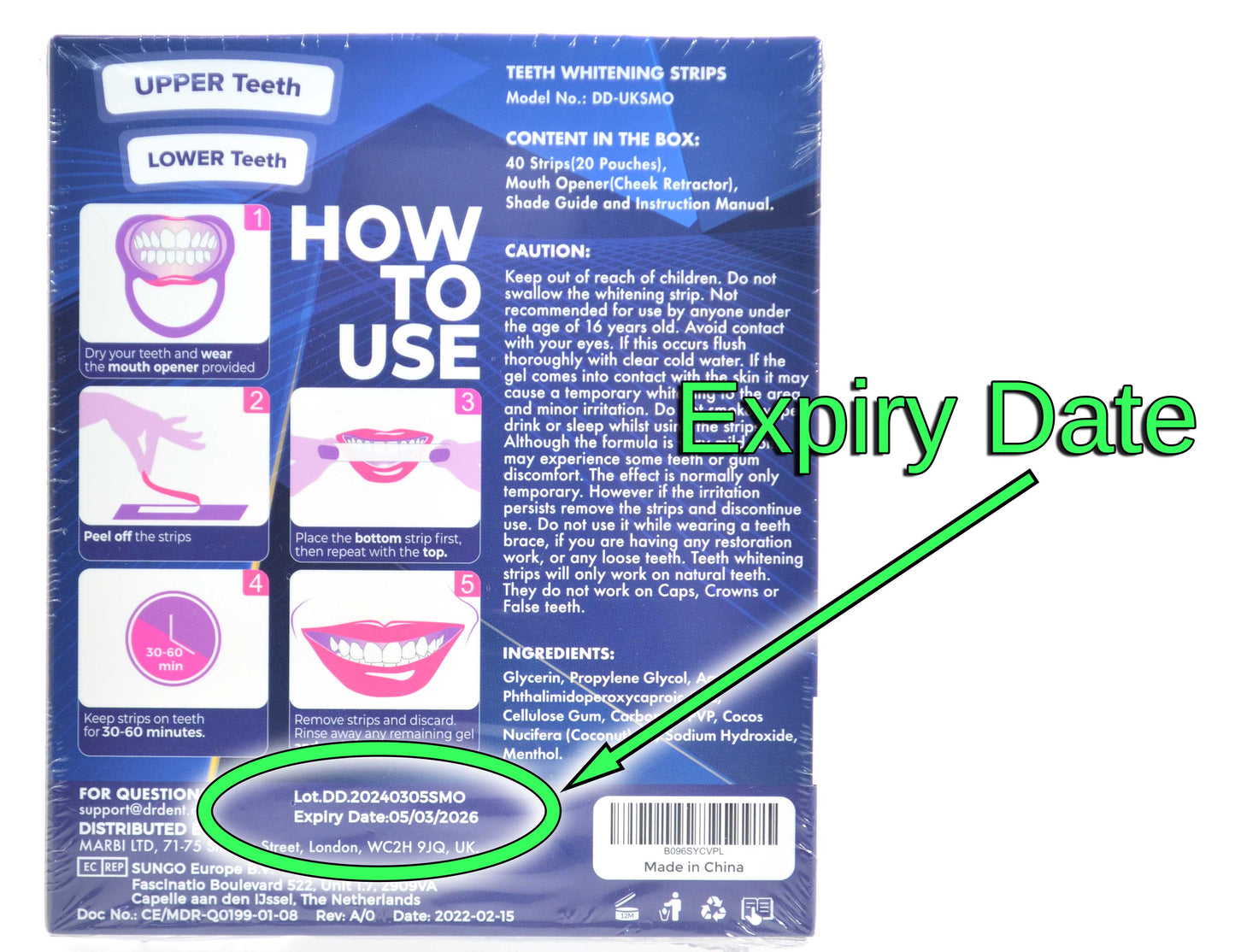 Teeth Whitening Strips by Dr Dent