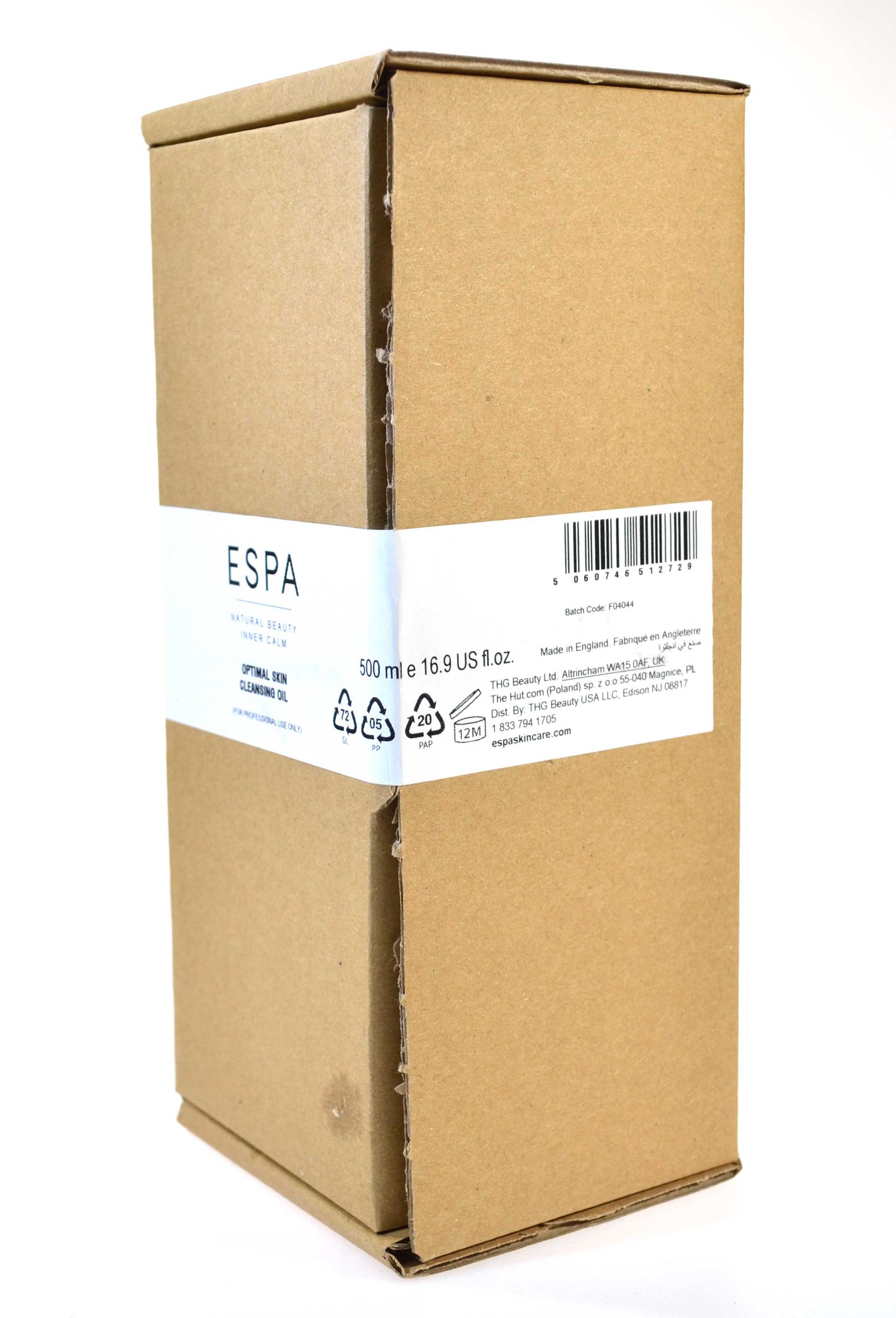 Espa Optimal Skin Cleansing Oil 500ml Professional Spa Size New Sealed Boxed
