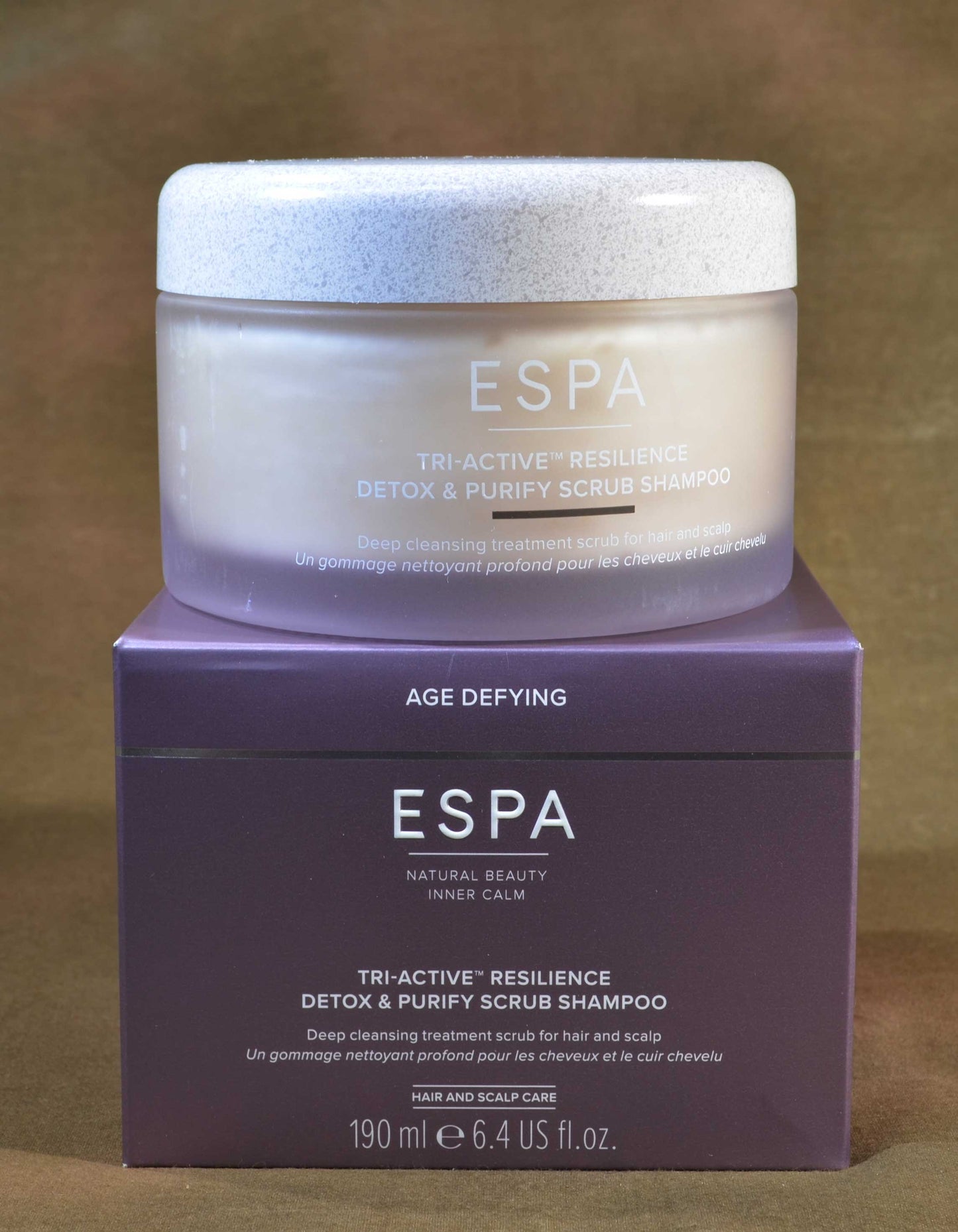 ESPA Tri-Active™ Resilience Detox Purify Scrub Shampoo Hair Scalp Cleanser 190ml
