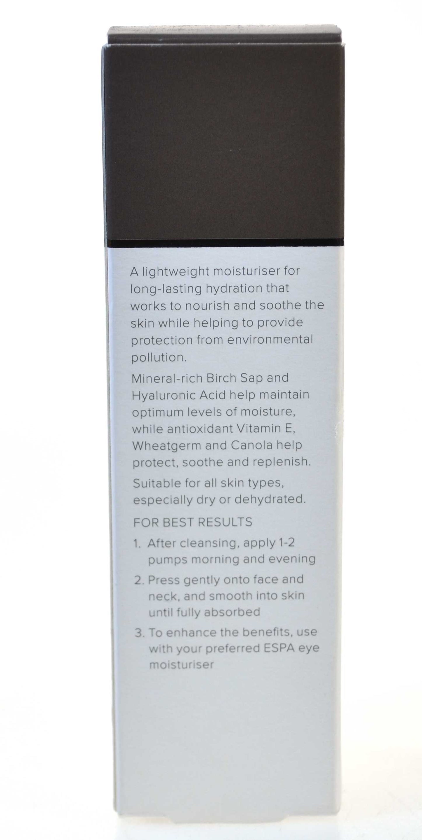ESPA The Hydrator For Men 35ml Pump Bottle Moisturiser