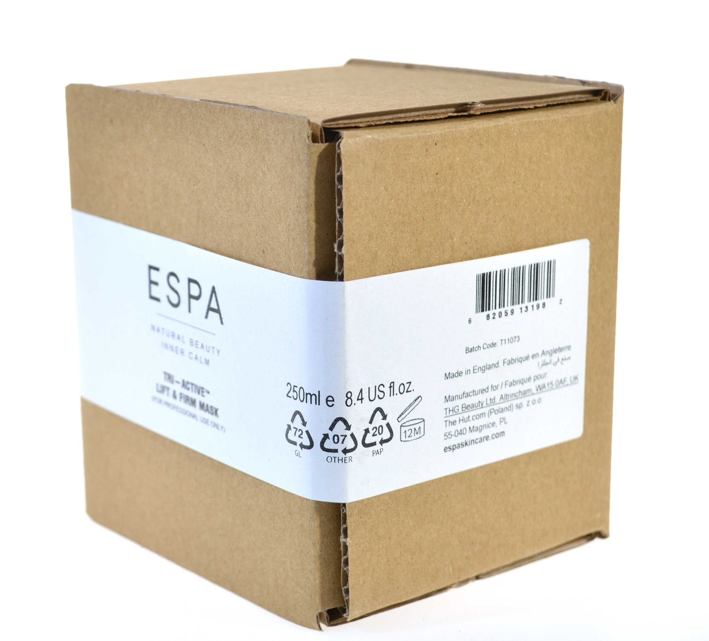 ESPA Tri Active Lift and Firm Mask Smooths and Tones 250ml Large Jar Sealed Box