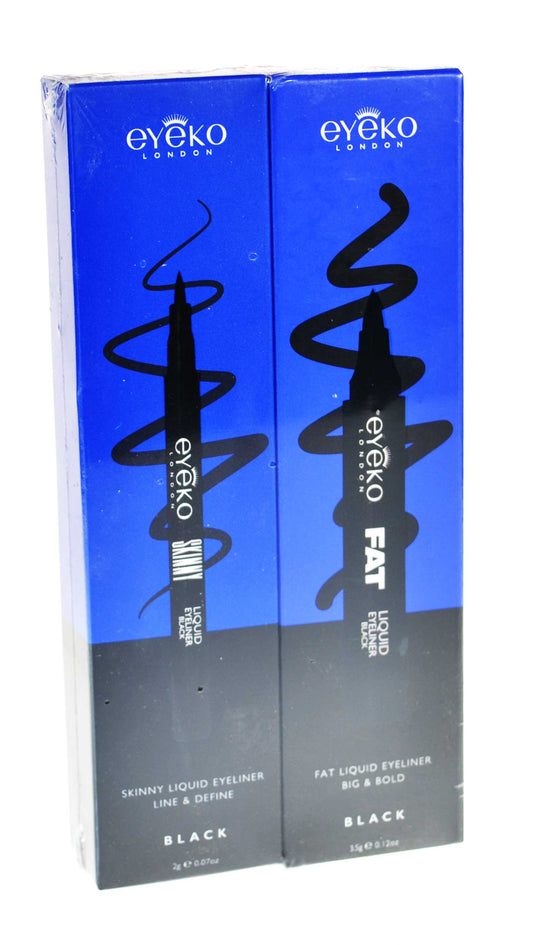 Eyeko Fat & Skinny Eye Liner Pencil Duo Pack Black