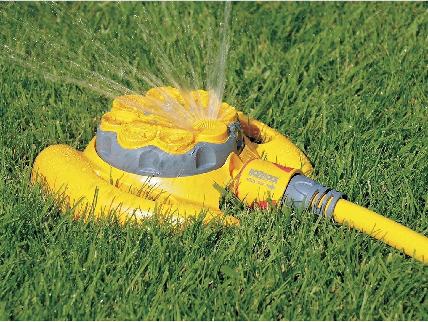 Hozelock Garden Lawn Sprinkler 8 Variety 79sq m Coverage